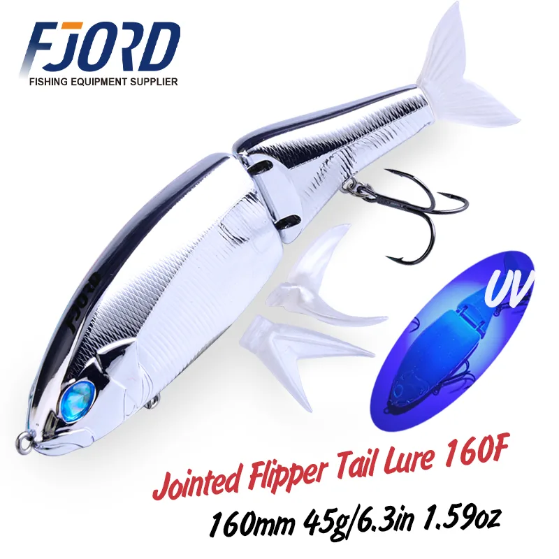 FJORD Artificial Hard Baits 2 Sections Multi Jointed160mm 45g Minnow Fishing Lures