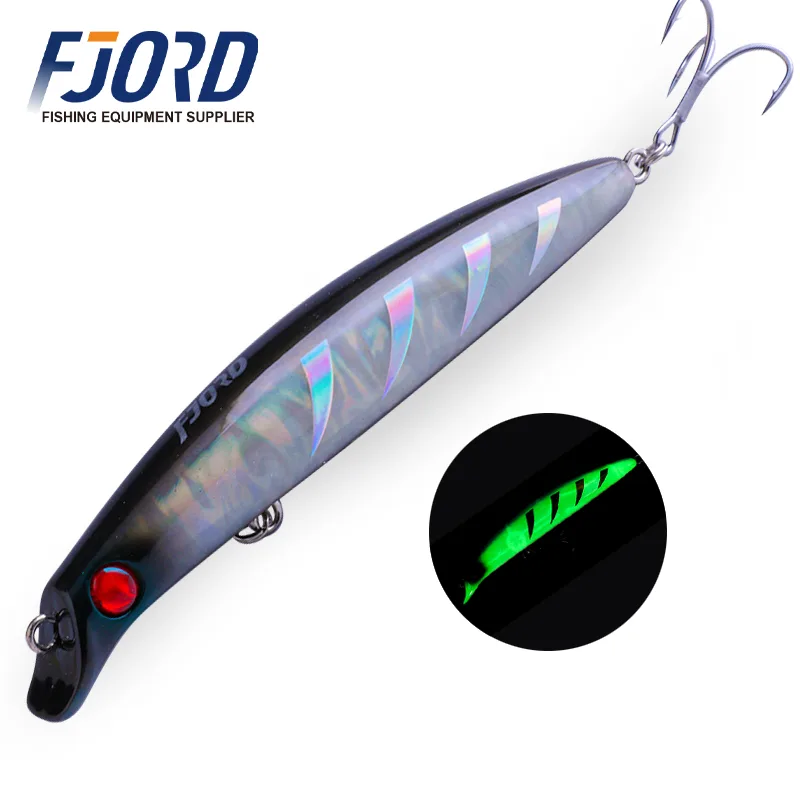 FJORD Sinking Thicker Lure Stick Bait Artificial Hard Fishing Lure 98mm 18g Pencil Popper Lures Fishing Accessories Pencil Bait