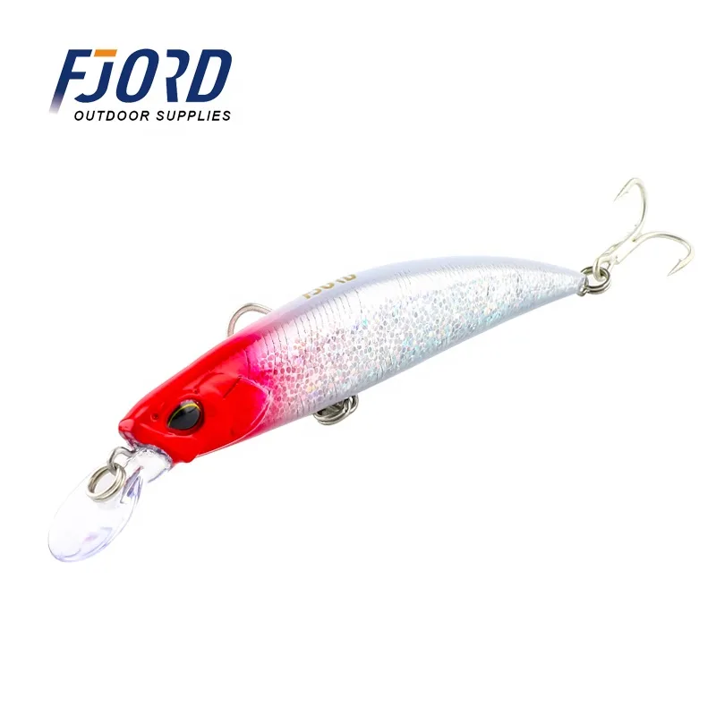 FJORDPlastic Minnow Fishing Gear Minnow Sinking 110mm 27g Hard Fishing Lures for Saltwater