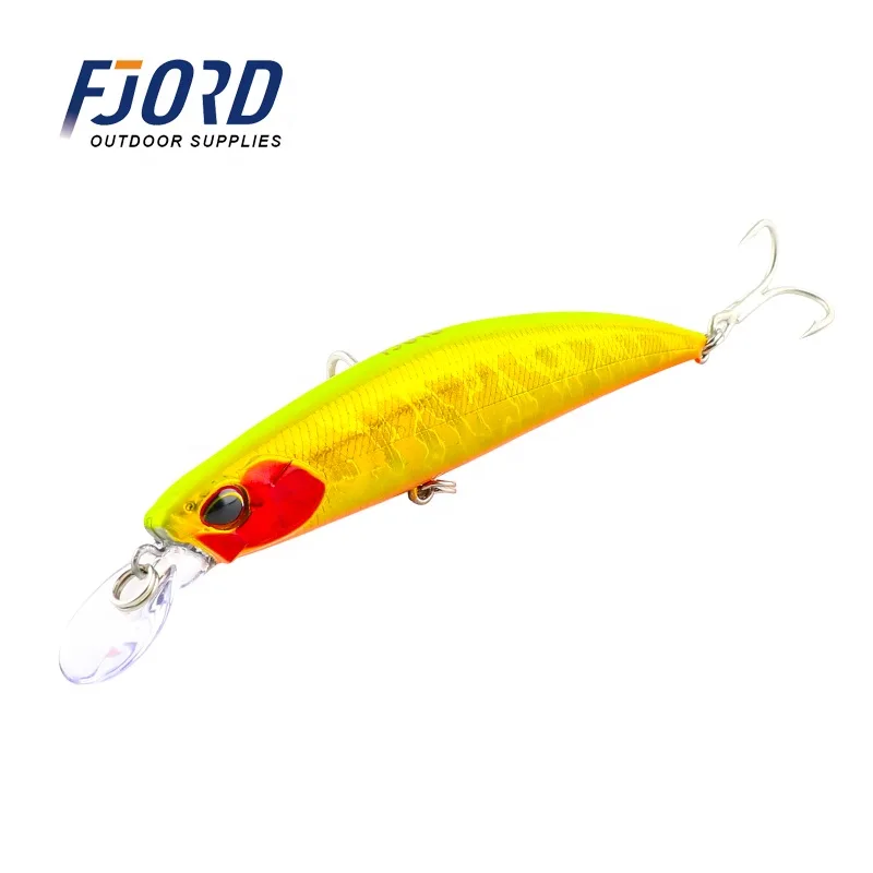 FJORD Wholesale Fast Sinking ABS Minnow Lure 110mm 27g Luminous Vertical Saltwater Jigging Lure
