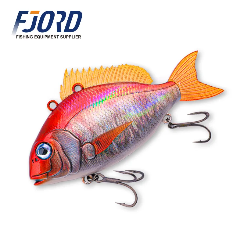 ABS Plastic VIB Hard Bait 65mm 24g 70mm 30g 3D Fish Eyes Sea Bream Lures Vibe Fishing for Saltwater Freshwater