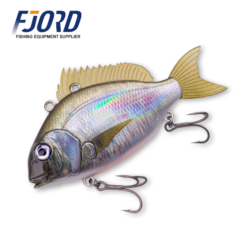 ABS Sinking VIB Hard Bream Lure 65mm 24g 70mm 30g Long Casting Artificial Fishing Bait with Treble Hooks