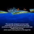 FJORD 180mm 80g Topwater Popper Plastic Hard Bait Saltwater Plastic Floating Fishing Lures - photo 9
