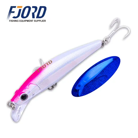 FJORD مضيء غاطس مينو طعم 90mm 28g Seller غاطس مينو وابلة