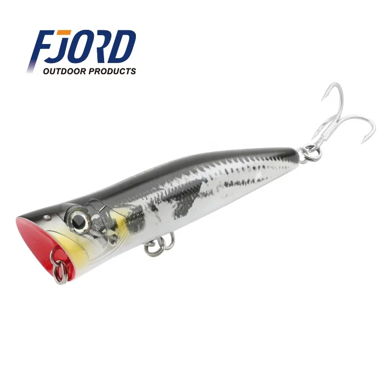 FJORD Floating Pencil Popper 3D Lure Eyes 140mm 51g Fishing Lures Topwater Saltwater
