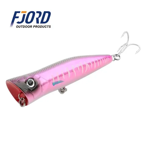 FJORD Topwater Fishing Lures GT Popper Lures 140mm 51g Floating Fishing Lures Tuna Popper Surf Fishing