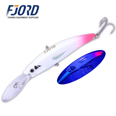 FJORD Floating Fishing Lure Artificial Hard Minnow 120mm 30g Trolling Lure Made Durable ABS Plastic