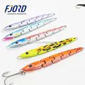 FJORD 150g 200g 250g 300g 400g 6 Sections Slow Jigging Lures Metal Jig Mulit Jointed Section Fishing Lures - photo 4