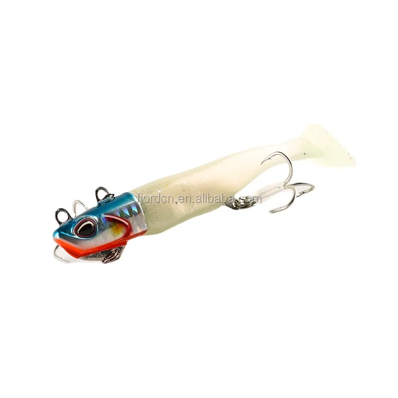 FJORD 42g Lead Head Jig Fishing Soft Bait Silicone Soft Plastic Long Casting Fishing Lure