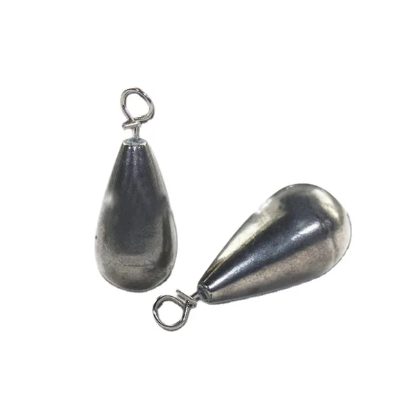 FJORD Low Price 97% Pure Tungsten Fishing Tungsten Tear Drop Shot Sinker