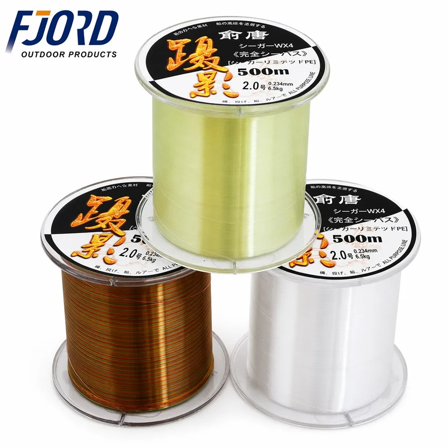 FJORD 500m Extreme Super Strong Nylon Fishing Line All Sizes Japanese Durable Monofilament Sea Fishing Line