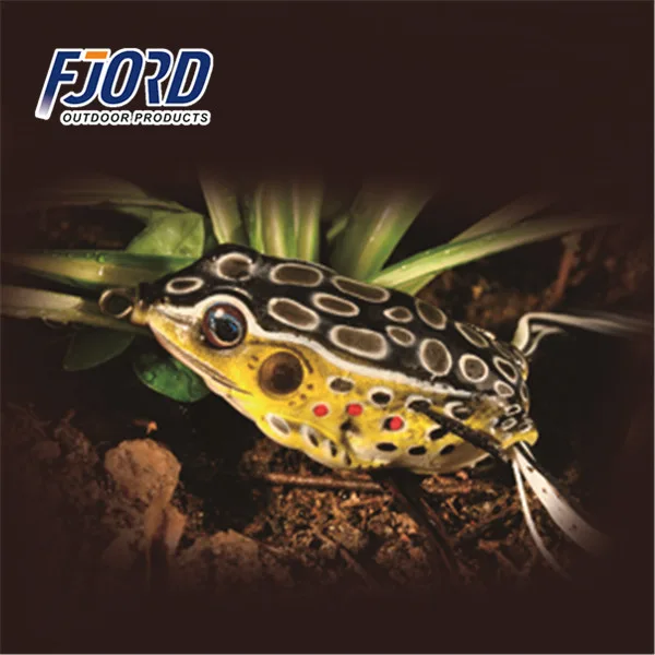 FJORD High Quality Factory Directly Wholesale Handmade Plastic Soft Lure Frog Fishing Lures