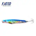 FJORD 20g/30g/40g/60g/80g Rigged Laser Body Sinking Fishing Lure Metal Lead Jig with Assist MUSTAD Hook - photo 3