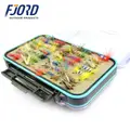 FJORD Promotion 64pcs/set With Box Dry Fishing Tackle Fly Fishing Lure Mosquito Flies Lures Hook Fishing Lure Set - photo 3