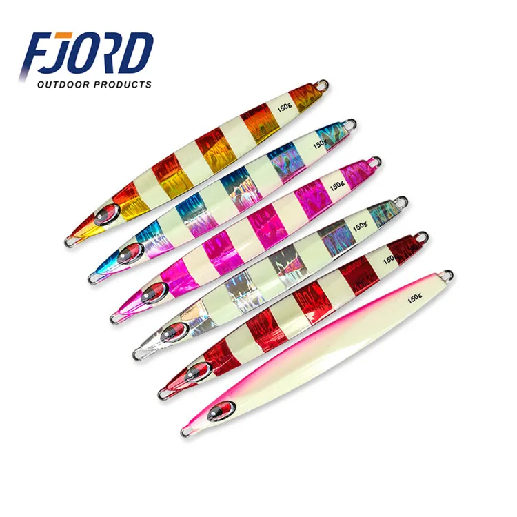 FJORD 150g200g250g300g Chinese Product Slow Metal Jigging Lures Lead Jig Fishing Lure for Fishing Tackle Shop