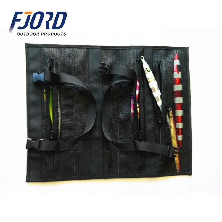 FJORD Large Capacity Japanese Style Metal Jig Portable Fishing Tackle Bag Waterproof Nylon Lure Bag for Outdoor Use