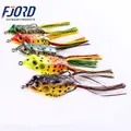 FJORD High Quality Handmade Bass Snakehead Frog Lure Soft Hollow Body Fishing Frog Lure Made China PVC Plastic 10g River Lake - photo 3