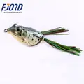 FJORD High Quality Handmade Bass Snakehead Frog Lure Soft Hollow Body Fishing Frog Lure Made China PVC Plastic 10g River Lake - photo 4
