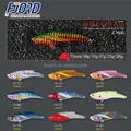 FJORD Hot 75mm Metal Hard Baits Spoon Metal VIB Lures Sequins Fish Hard Vibe Bait Spoon Bass Vibration Stamping Fishing Lure - photo 3