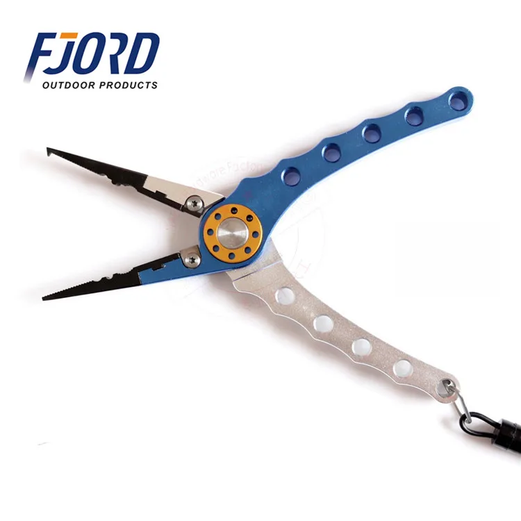 Stainless Steel Fishing Pliers Olecranon Fish Control Multi Purpose Fishing Tool OEM Custom Logo 16cm 124g in Stock