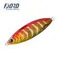 FJORD Wholesale 60g80g100g120g150g Slow Pitch Jigging Saltwater Jigging Lures Metal Jig Fishing Lures - photo 2
