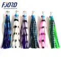 FJORD Octopus Bait Marlin Squid Trolling Lures Resin Heads Squid Skirt Tilapia Bream Rivers Lakes Streams Plastic PVC Rubber - photo 1