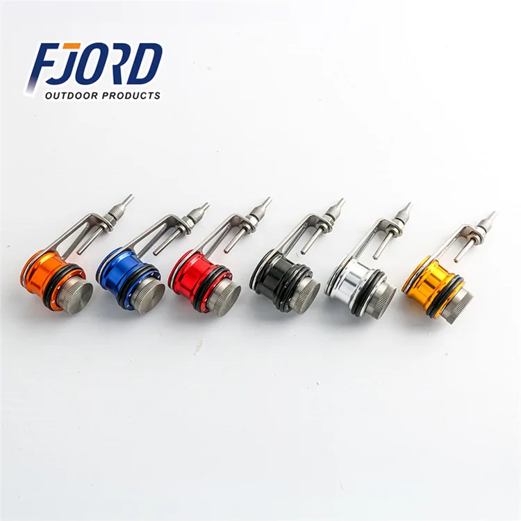 FJORD OEM HOT SALES in Stock Colorful Full Stainless Steel Fishing PE Line Bobbin Knotter