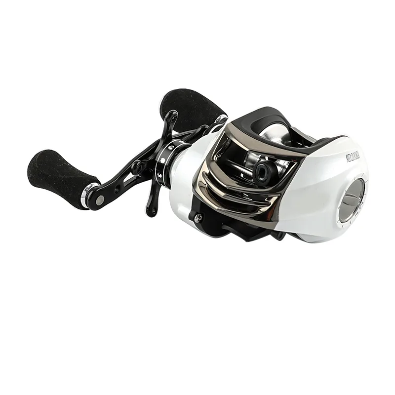 FJORD White 8+1BB 6.3:1 Metal Baitcasting Fishing Reel Korea Stock Fishing Reel