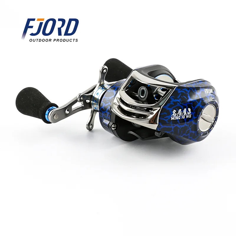 FJORD Japan Fishing Reel Manufacturers 8+1BB 6.3:1 Magnetic Brake Metal Bait Casting Fishing Reel