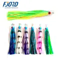 FJORD 9inch Trolling Fishing Double Octopus Skirts Lure Resin Jet Head Sea Fishing Big Game Targeting Pike Made Metal Plastic - photo 2