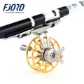 FJORD 55mm Chinese All Metal ultra Light Front Tyre Relief Force Right Handle Ice Winter Fly Fishing Reel - photo 4
