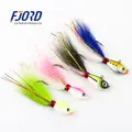 FJORD 10g to 10oz Saltwater Fishing Lures Minnow Bucktail Jig Head - photo 3