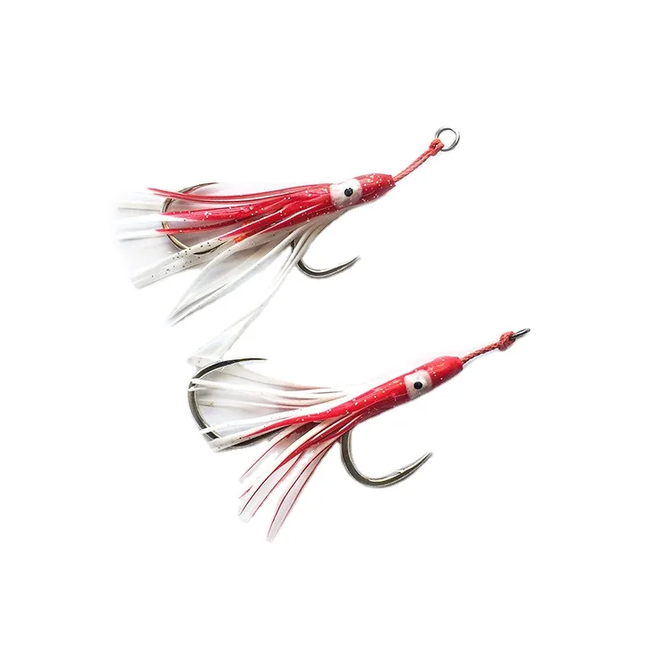 FJORD Japanese Style Apex Assist MUSTAD Fish Hook Jig with Soft Lure