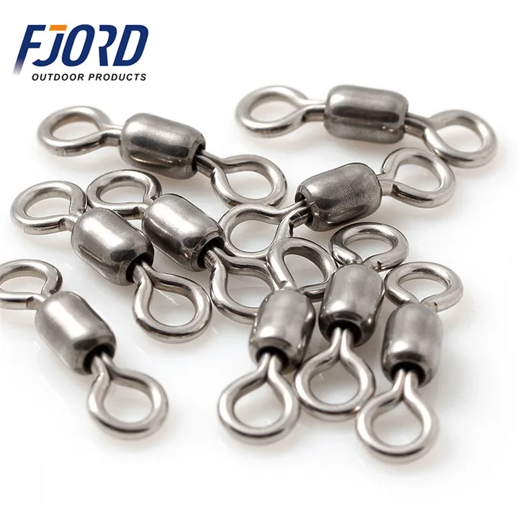 FJORD 35kg to 700kg Rolling Swivel Clamp Japanese Style Stainless Steel Fishing Swivel
