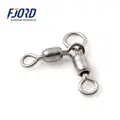 FJORD Japanese Style Stainless Steel Metal Combination Crane Fishing Snap Swivels - photo 3