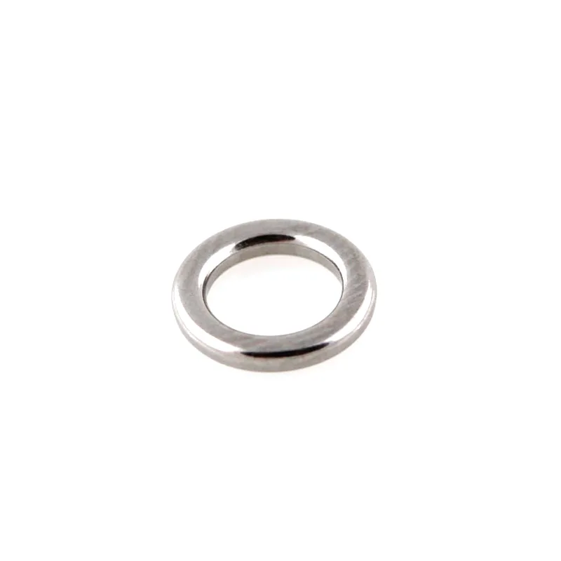 FJORD Sterling Sliver Stainless Steel Solid Ring Fishing Jigging Solid Ring