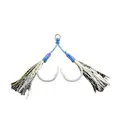 FJORD High Quality Sea Double Assist Jigging Hook With Cord and Solid Ring - photo 1