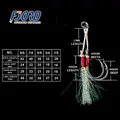 FJORD Carbon Steel Jigging Fishing Hook Double Assist Circle Design for Saltwater & Freshwater Fishing with Colorful Silk - photo 5