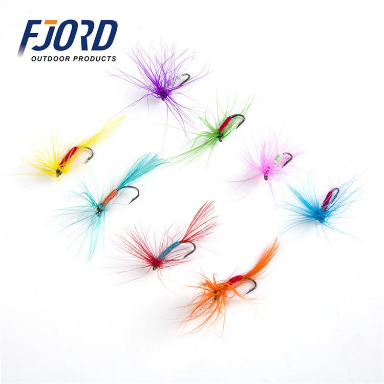 FJORD Handmade Dry Hook Fly Fishing Lure 30g Metal and ABS Nymphs Flying Fish for Bream and Zander in River Lake Stream