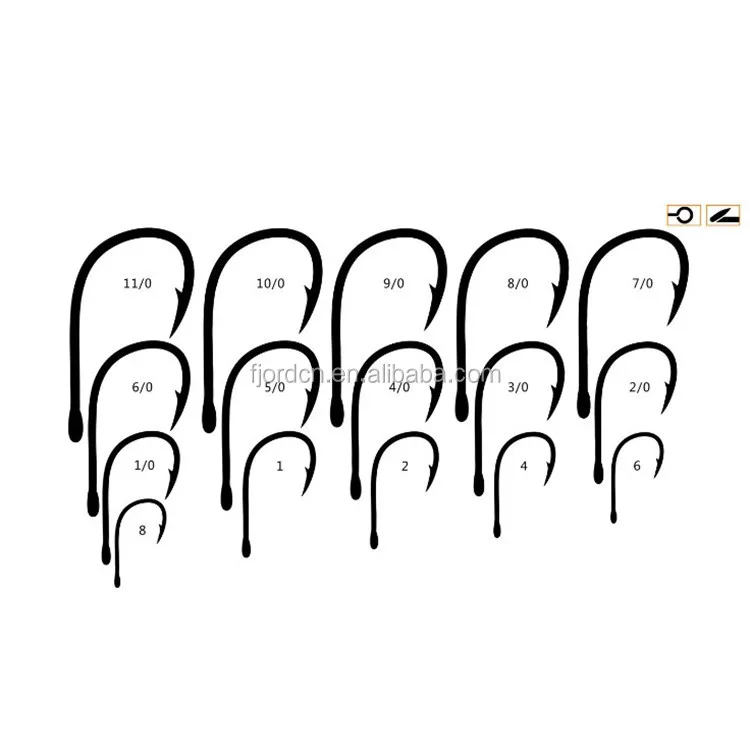FJORD High Quality SOI Deep-sea Circle Big Game Hooks for Fishing Carp