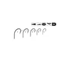 Kirbed Single Trout Fishing Hook Spade Tie End Barbed Float Rig Hook Freshwater Lure Terminal Tackle - photo 1