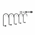 FJORD MUSTAD 90 Degree Wide Bend Aberdeen Jig Fishing Hook - photo 3