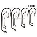 FJORD MTL-VERSION Bulk 60 Degree Wide Ben Black Nickel Fishing Jig Hooks - photo 3