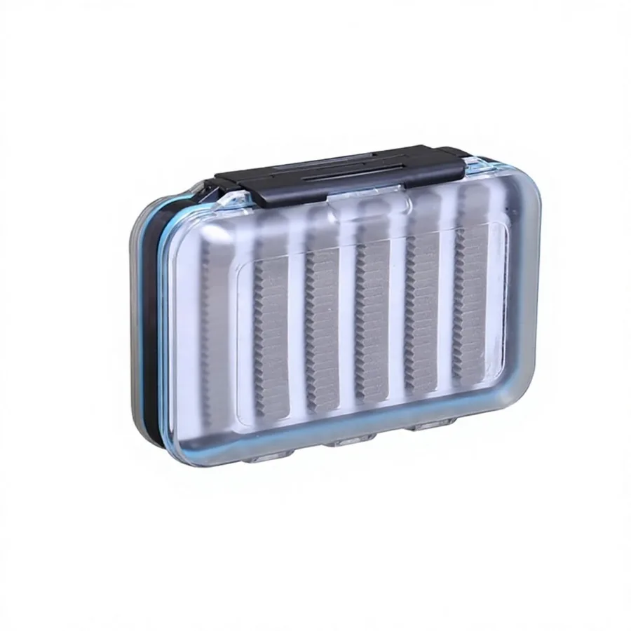 FJORD Double-Sided Waterproof Fly Fishing Boxes PP Plastic Utility Tool Storage With Foam for Stream Position