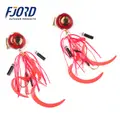 FJORD 60g Silicone Rubber Skirt Trailer Jig Octopus Kabura Jigging Lure Fishing Lure Snapper Slider BTJIG2 Lead Metal Weight - photo 4