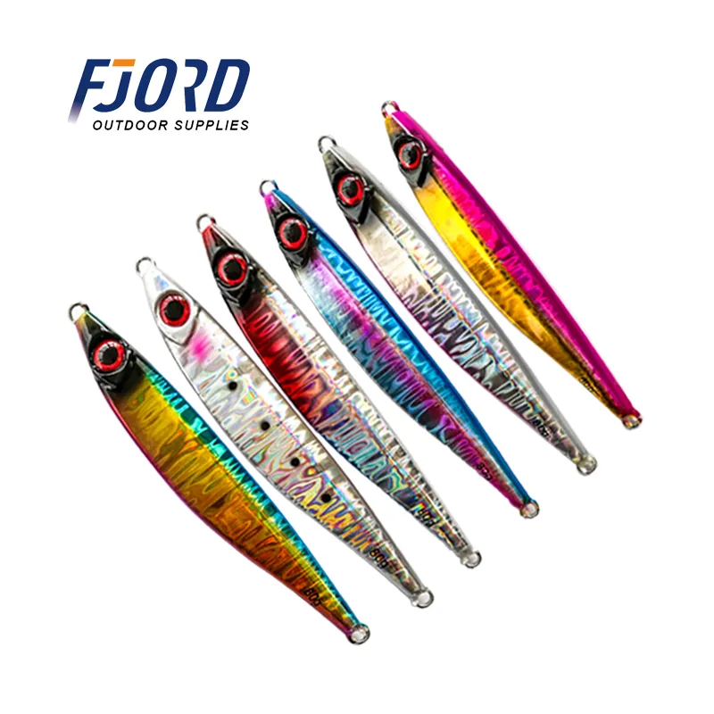 FJORD New Design Jigging Lure 60g80g100g Fishing Slow Metal Jig