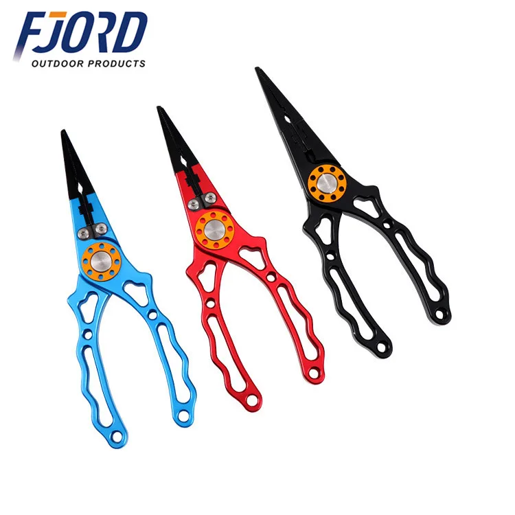 FJORD Multi-purpose Alu Stainless Steel CNC  Fish Holder Light Weight Fishing Pliers