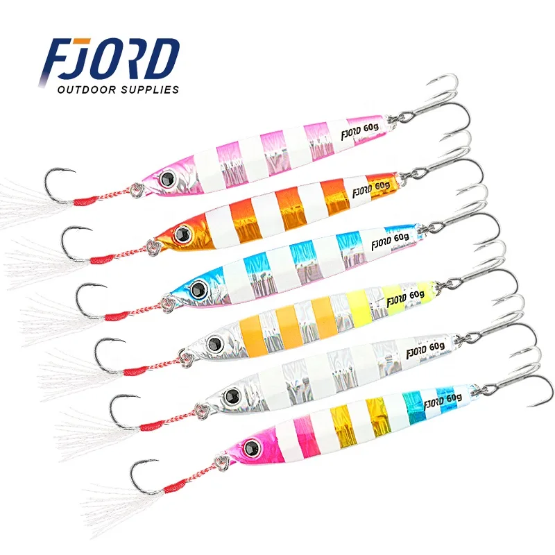 FJORD 20g 30g 40g 60g Speed Vertical Jigging Metal Fishing Lure