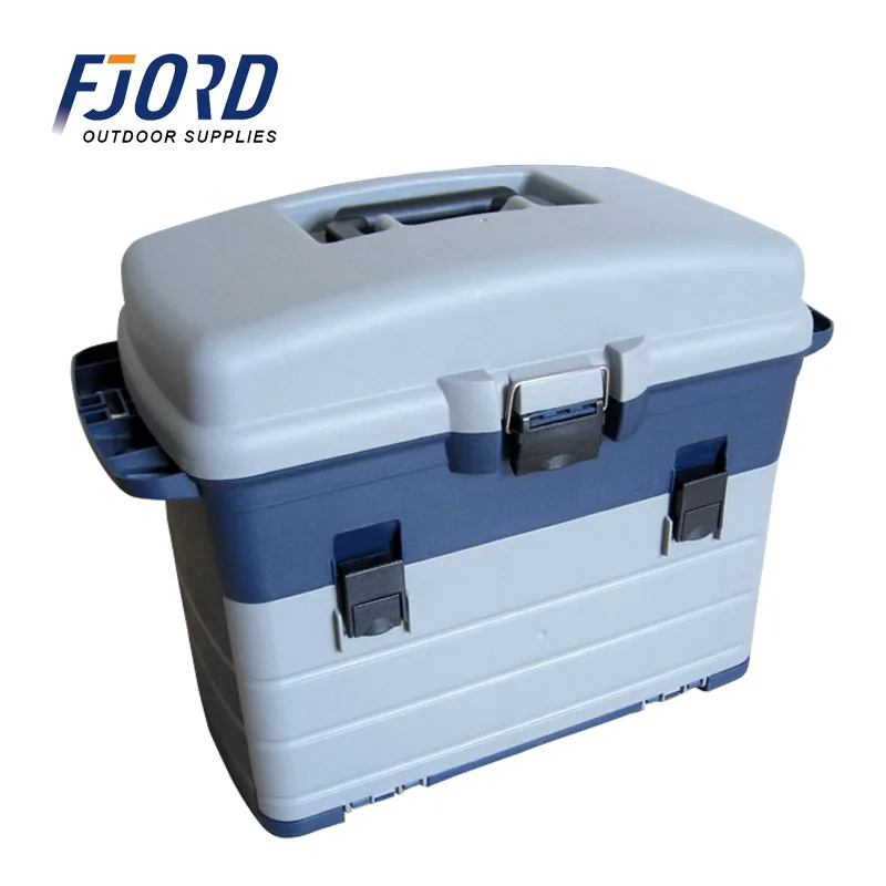FJORD PP Plastic Multi-function Assortment Fishing Box Fishing Tool Box Fishing Bait Box