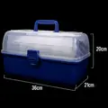 FJORD 4-Layer Portable Plastic Fishing Tackle Box PP Material for Fly Fishing in Outdoor River Conditions - photo 4